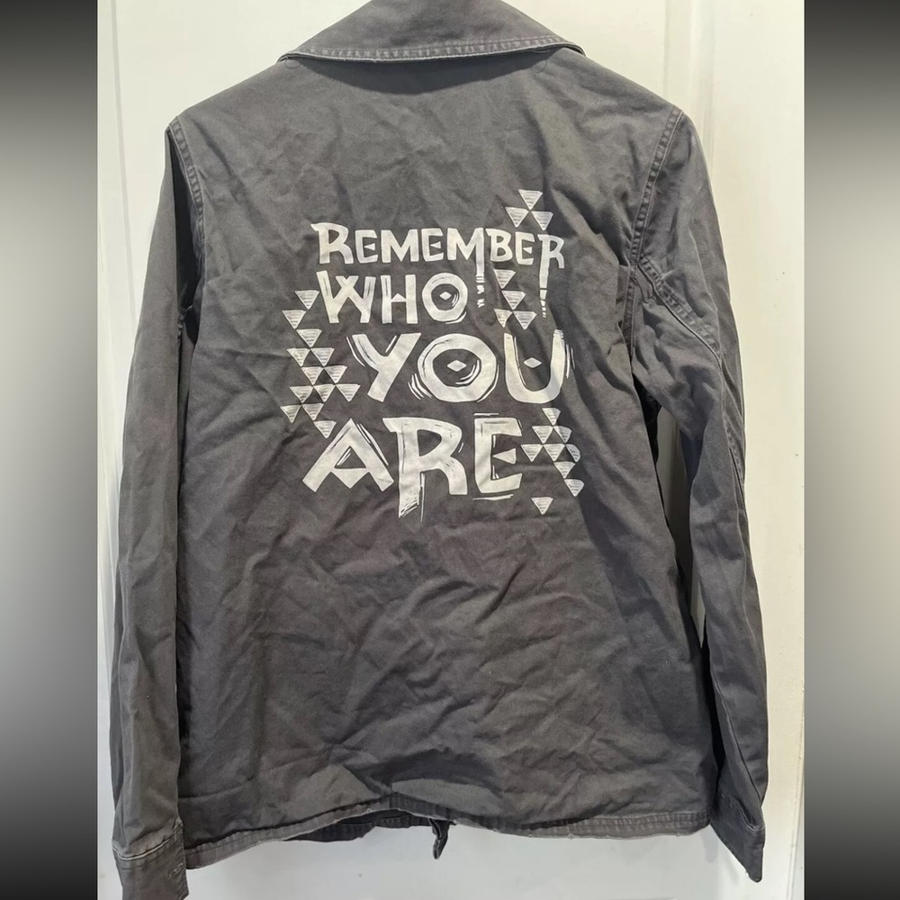 Disney Her Universe Lion King Remember Simba Cargo Gray Military Jacket Women L